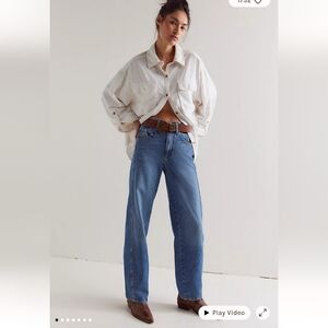 NWT Free People We the Free Aster Straight leg‎ jeans